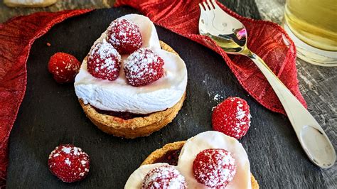 Tartelette litchi framboise Nos recettes sucrées Coeur de pom