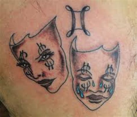 Smile Now Cry Later Gangster Tattoos