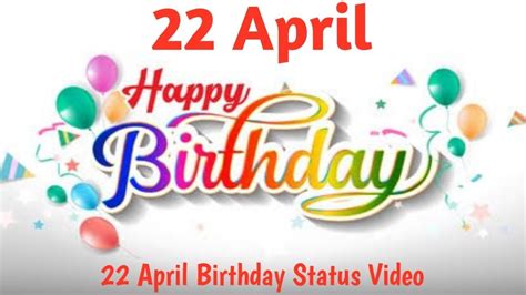 April Birthday Status Happy Birthday Status April April