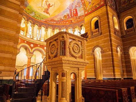 Interior View of the Cathedral Basilica of Saint Louis Editorial Image ...