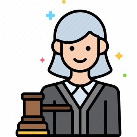 Woman Judge Clipart