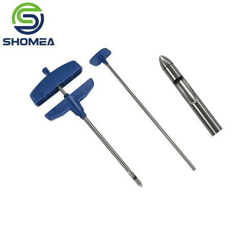 Shomea Customized 304 316 Stainless Steel Spinal Needle With Metal Base