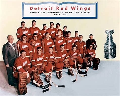 1951-52 Stanley Cup Champions: The greatest team in Red Wings' history ...