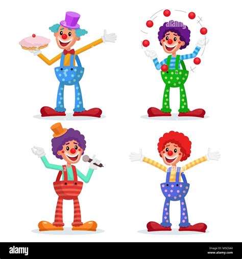 Juggling Circus Boy Stock Vector Images Alamy