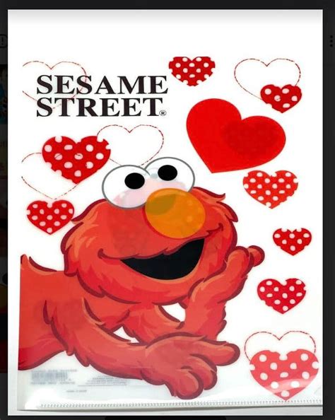 Sesame Street Heart To Heart Pvc Folder