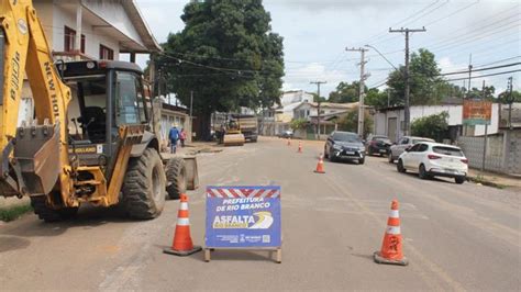 Programa Asfalta Rio Branco avança na revitalização das ruas da cidade