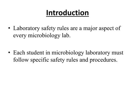 Laboratory Safety Ppt