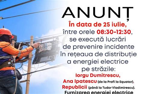 Primăria Răcari Lucrări la rețeaua de distribuție a energiei electrice