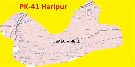 PK-41 Haripur Area, Map, Candidates and Result