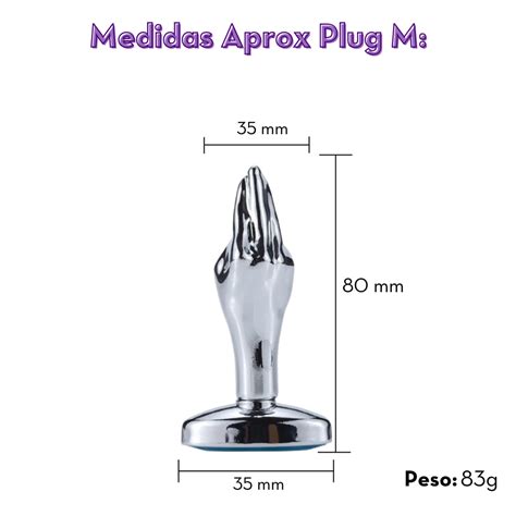 Plug anal de aço jóia na base MPA1316 Meame Love