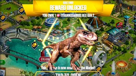 Tyrannosaurus Rex Gen Unlock T Rex Gen Jurassic World The Game