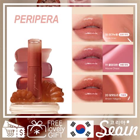 New Peripera Ink Mood Glowy Lip Tint Yakgwa Molyip Collection