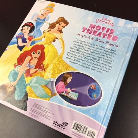 Disney Princess Movie Theater Storybook And Movie Projector By Disney 2016 Hardcover For