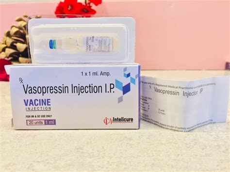 Vasopressin Injection 20 Iu At Best Price In Chandigarh By Intelicure