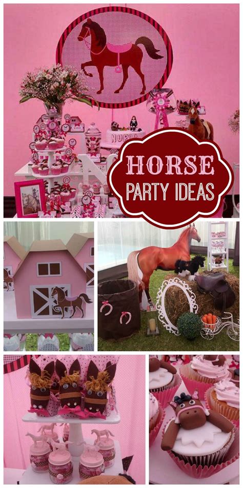 Horses / Birthday "Horse lovers girl Birthday party" | Catch My Party ...