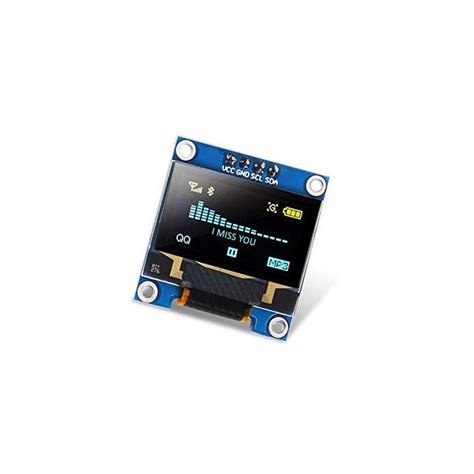 0 96 OLED Display Yellow Blue 128X64 12C IIC