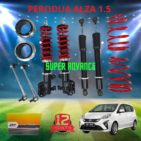 Ready Stock Perodua ALZA 100 SERVICEABLE Adjustable Absorber DII