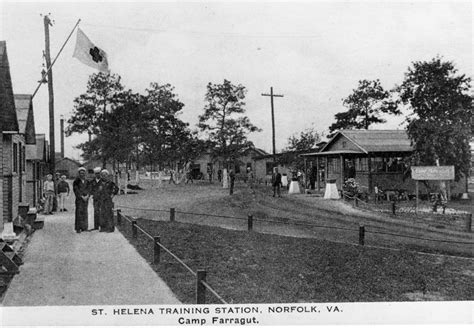 Nh 100848 St Helena Naval Training Station Norfolk Virginia Camp Farragut Circa 1918