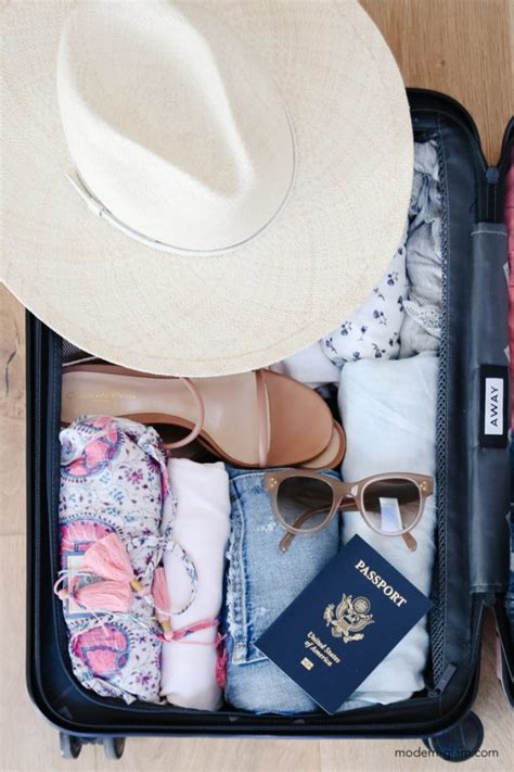 How To Pack Your Carry On Bag For A Week Modern Glam