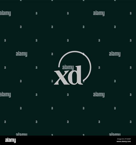 Xd Initials Logo Monogram Design Ideas Stock Vector Image Art Alamy