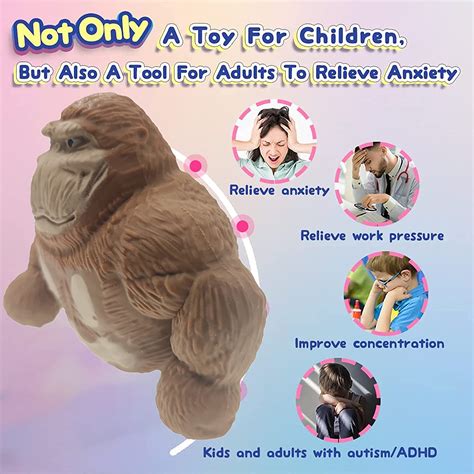 Buy Monkey Toy Figure For Kids And Adults Decompress And Stretch