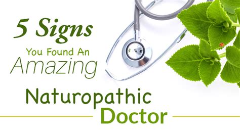 Signs You Found An Amazing Naturopathic Doctor