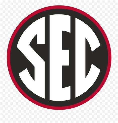 Sec Logo In Georgia Colors - Georgia Bulldogs Sec Logo Png,Uga Logo Png ...