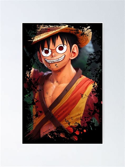 Monkey D Luffy Poster For Sale By Mayza Shop Redbubble