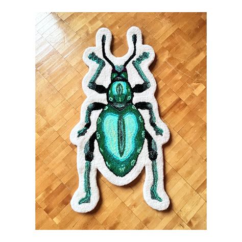 Carpets Bugs Beetles Insects Moss Home Decorations Rug Etsy