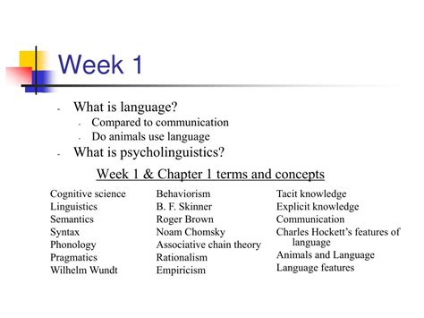 Ppt Psy 369 Psycholinguistics Powerpoint Presentation Free Download Id437019