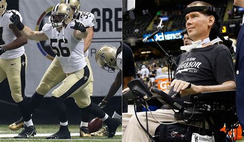 Saints Steve Gleason And Michael Mauti Were There For Each Others