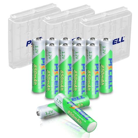 PKCELL AAA 배터리 1 2V 850mah NI MH AAA 충전식 배터리 LSD 3A 어큐뮬레이터 및 3 개 AA