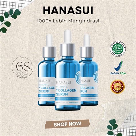 Jual HANASUI Vitamin C Collagen Serum New Look Improved Formula