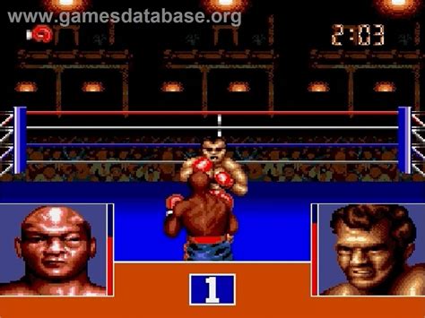 George Foreman S KO Boxing Sega Genesis Artwork In Game