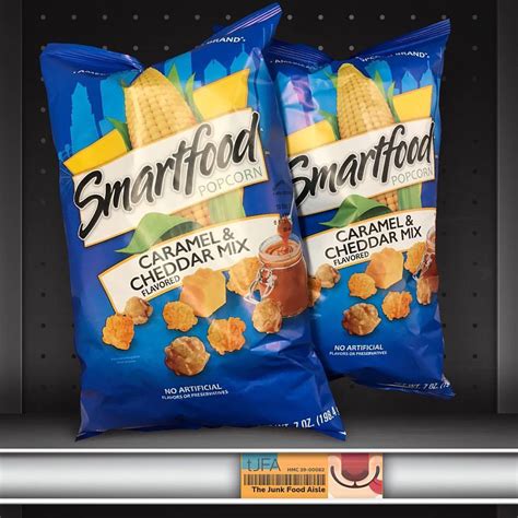 Smartfood Popcorn Caramel & Cheddar Mix - The Junk Food Aisle