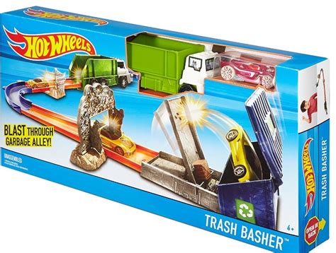 Hot Wheels Vehicle Launch Trash Basher Mawjod