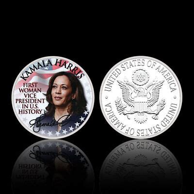 Kamala Harris US 49th Vice President Commemorative Challenge Coin Fans