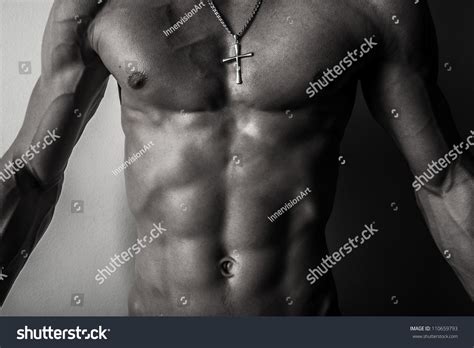 Beauty Men Torso Naked Body Isolated Stock Photo Shutterstock