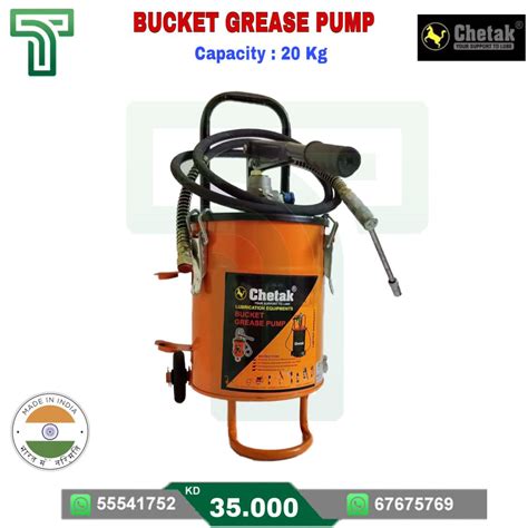 CHETAK Bucket Grease Pump With A Generous 20 Kg CapacityCHETAK Bucket