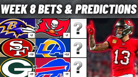 Nfl Week 8 Predictions For Every Game Nfl Picks Predictions