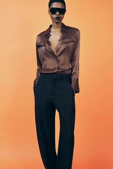 Women´s Satin Shirts Zara India