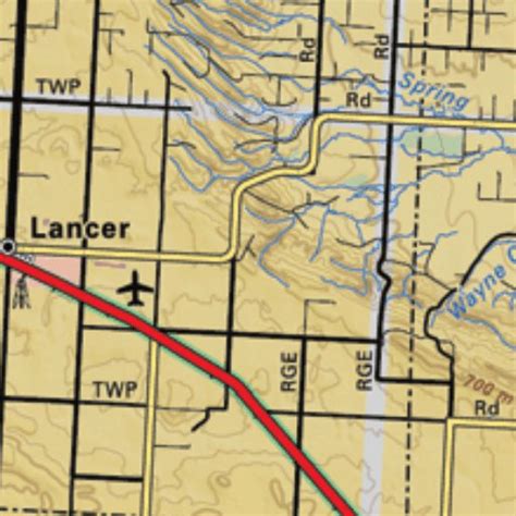 Map24 Abbey Saskatchewan Map By Backroad Mapbooks Avenza Maps