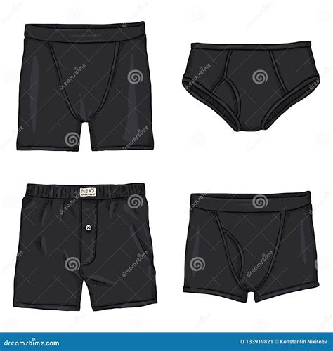 Male Underwear Doodle Pattern Cartoon Vector Cartoondealer