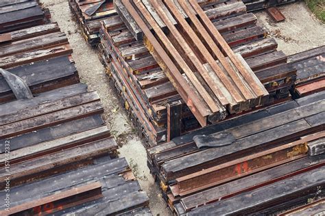 Steel girder beams Stock Photo | Adobe Stock