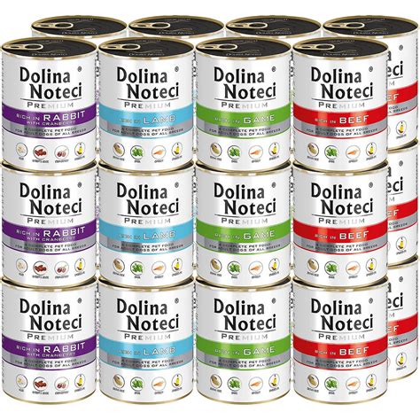 Dolina Noteci Premium Karma Dla Psa MIX 20x 800g BEZ DROBIU I RYB 24 X