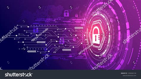 Cyber Security Information Network Protection Stock Vector Royalty Free 1290260134 Shutterstock