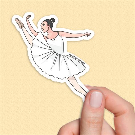 Ballerina Sticker Ballerinas Dancer Sticker Etsy