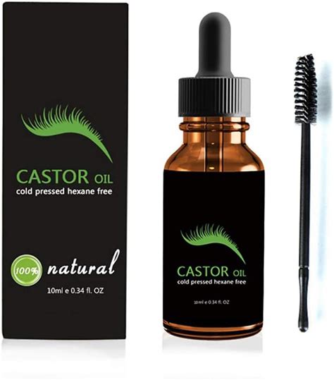 Caster Oil Bio Rizinus L Reines Castor Oil F R Wimpern Augenbrauen