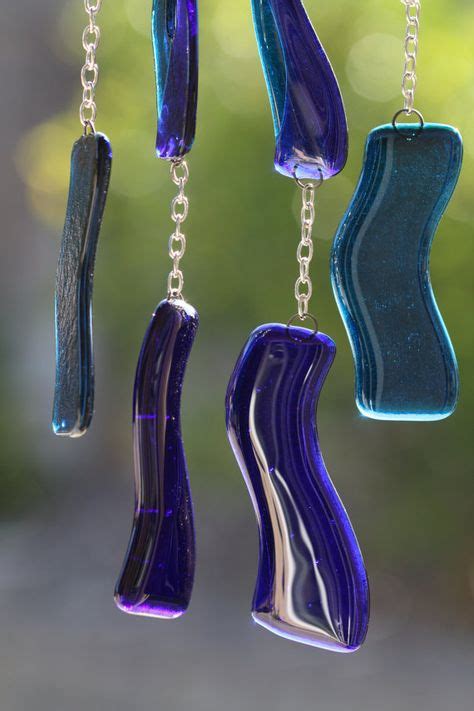 46 Fused glass wind chimes ideas | glass wind chimes, wind chimes, fused glass