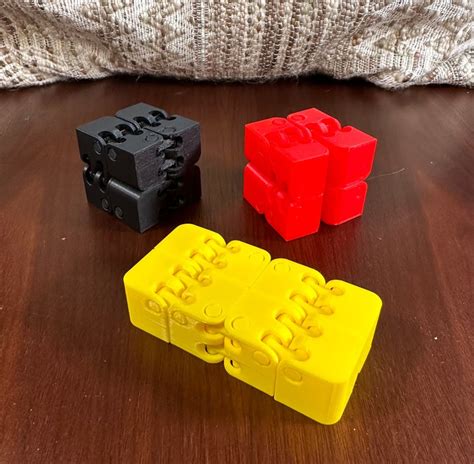 Infinity Fidget Cube D Printed Etsy